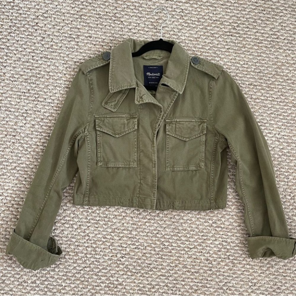 Madewell Olive Green Outbound Cargo Jacket